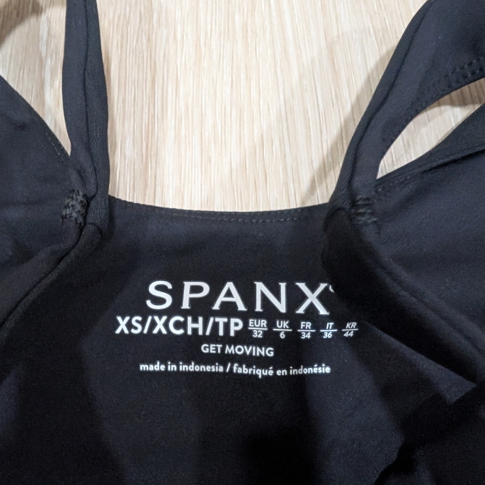 SPANX Black Get Moving Tank A-Line Mini Dress - Picture 6 of 15